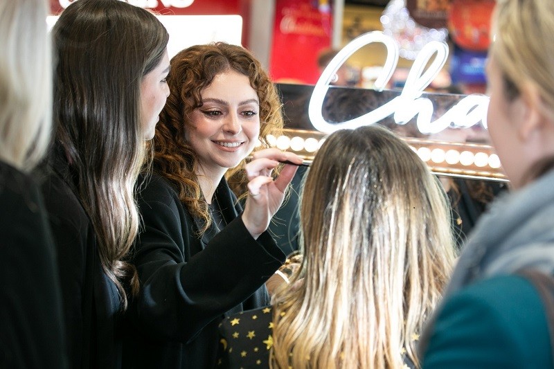 Charlotte Tilbury at The Loop Duty Free, Dublin Airport.