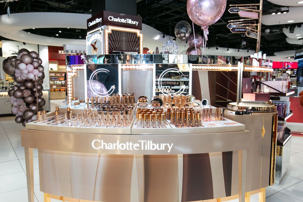 Charlotte Tilbury at The Loop Duty Free, Dublin Airport.