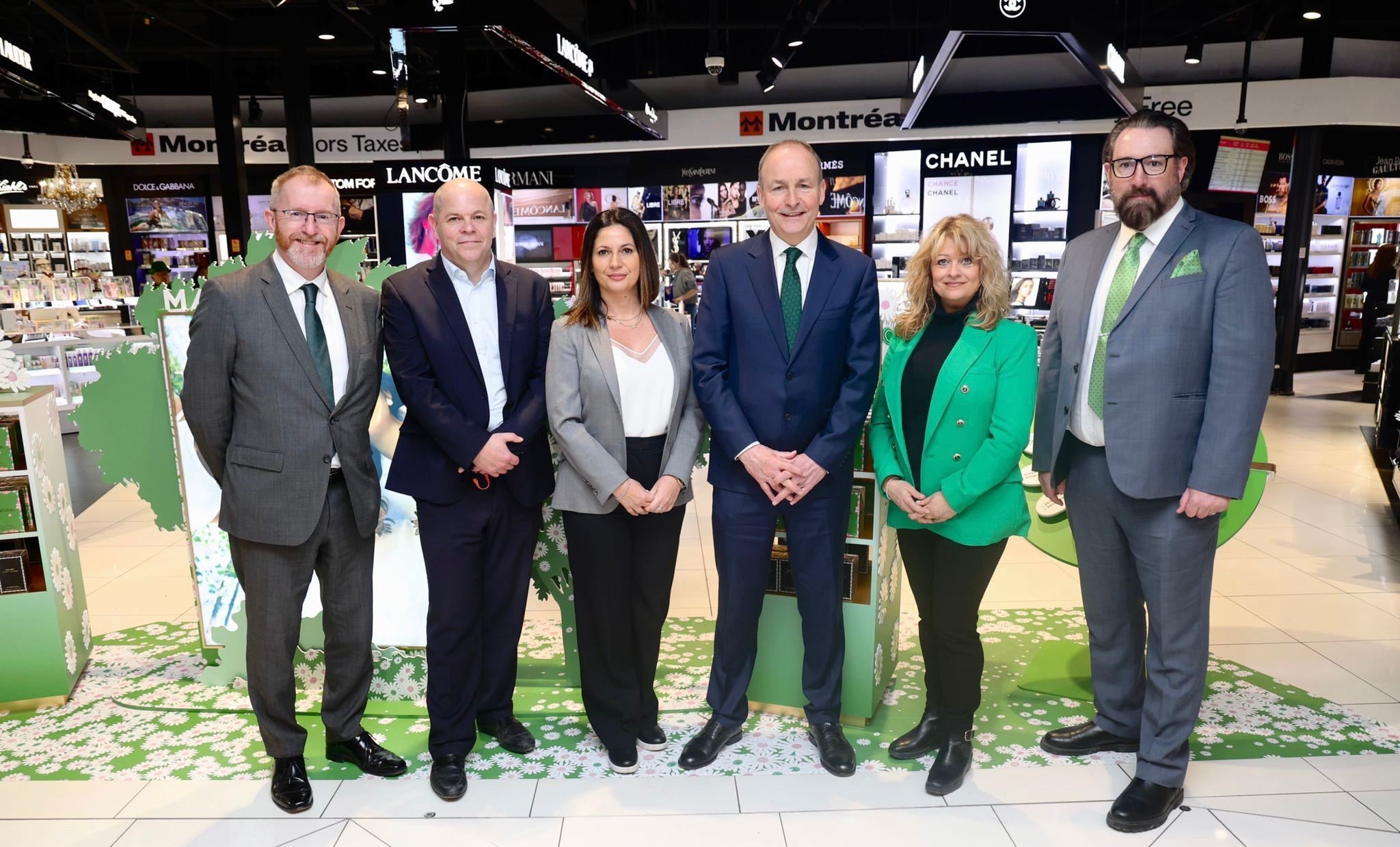 1. Eamonn McKee, Irish Ambassador to Canada, Glen Morgan, ARI, Marie-Lise Manoukian ARI, Tainste Micheal Martin TD, Isabelle Le Bouder, ARI, Colin Morgan, ARI